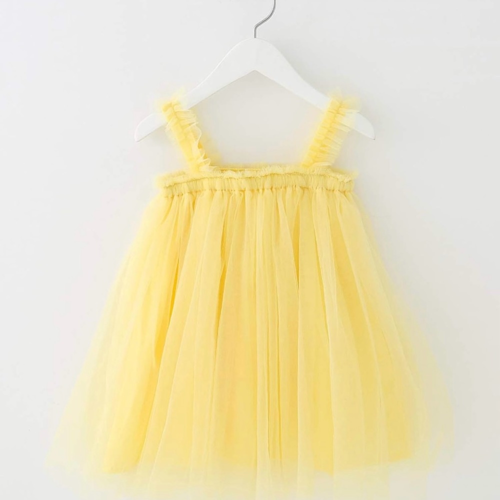 Yellow Tulle Dress